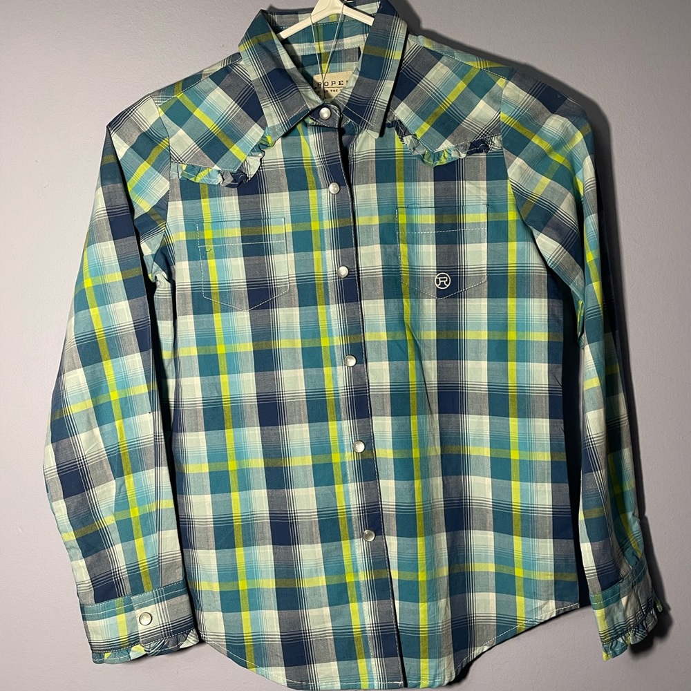 NEW Girls 7/8 Roper Shirt